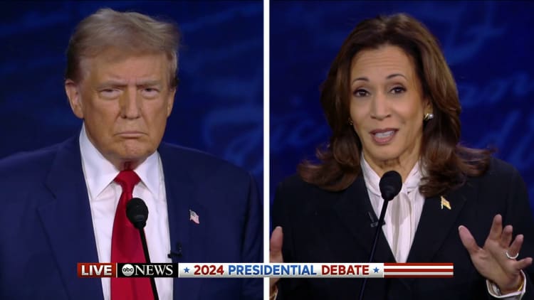 Vice President Harris and then-President Trump sparred on abortion